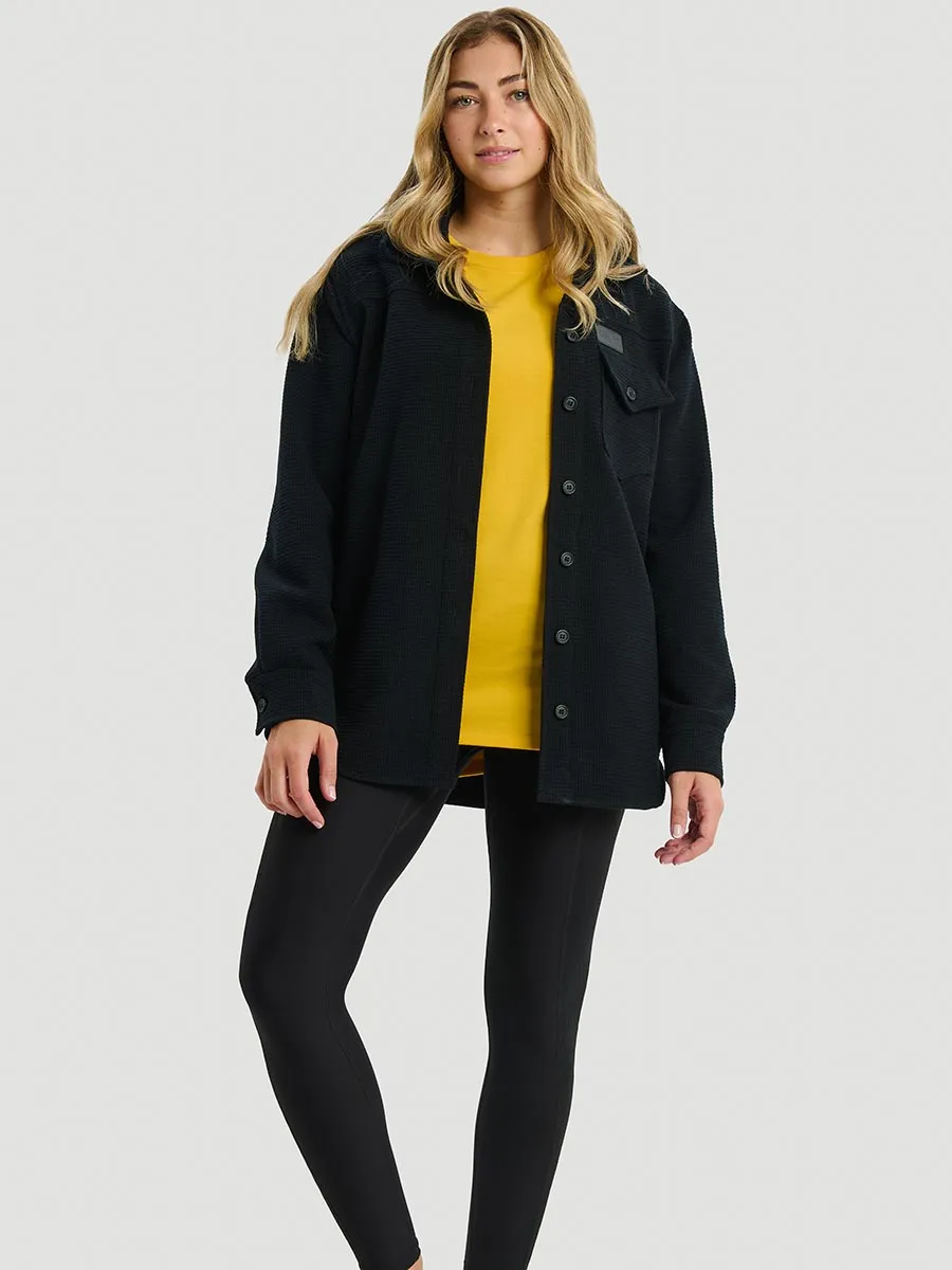 Surchemise Longue Texturée - Noir sold by Oraki product image thumbnail 3