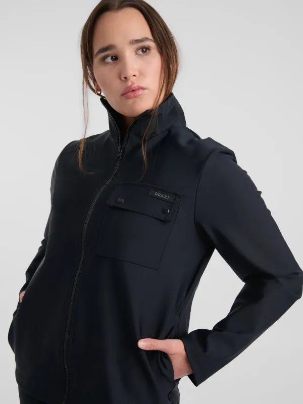 Veste Urbaine à Fermeture Éclair - Noir sold by Oraki