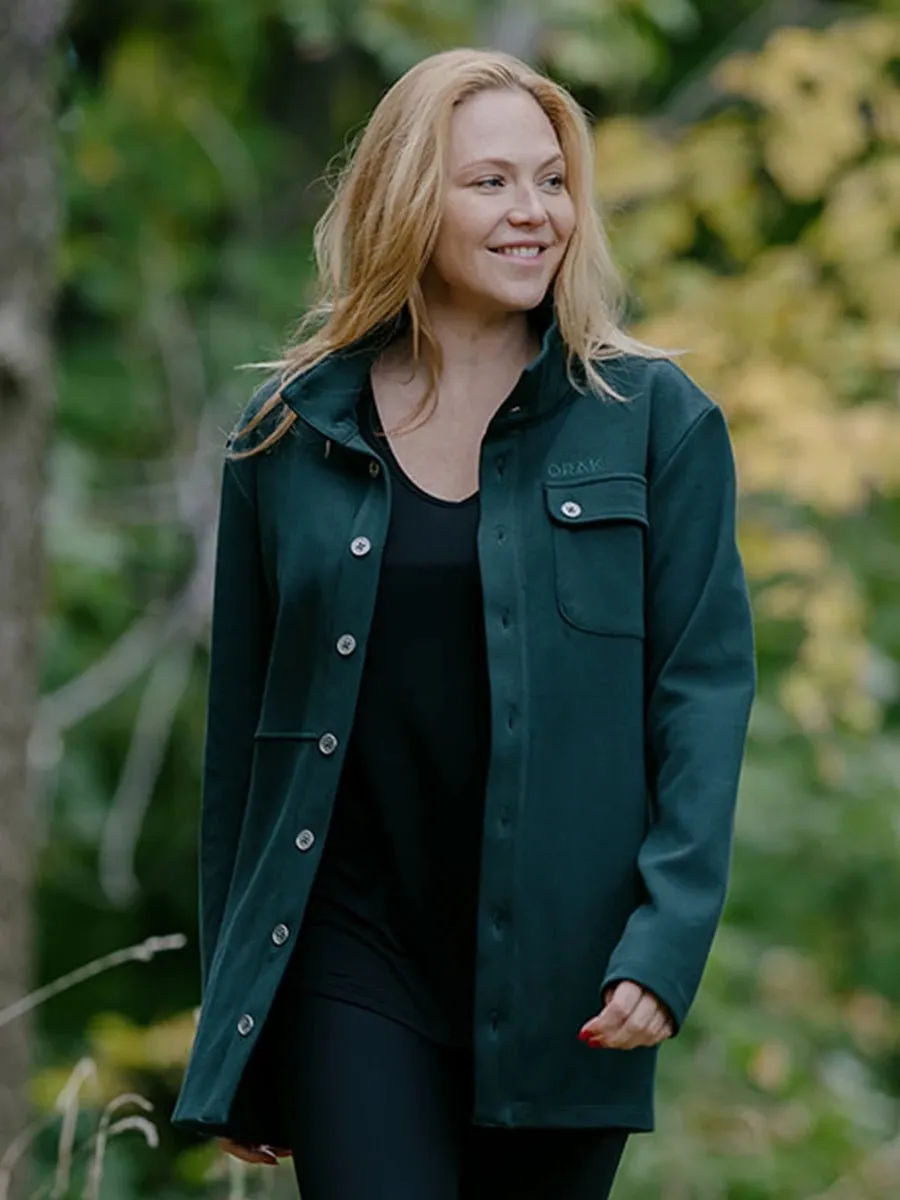 Veste Texturée à Col Montant 2.0 - Rainforest sold by Oraki product image thumbnail 4