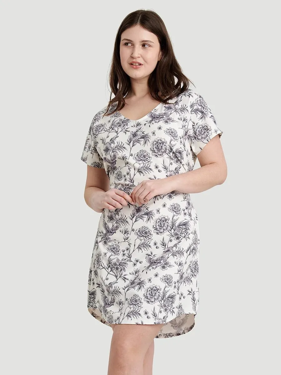 Robe Col en V ceinturée à Manches Chauve-Souris - Eden sold by Oraki product image thumbnail 3