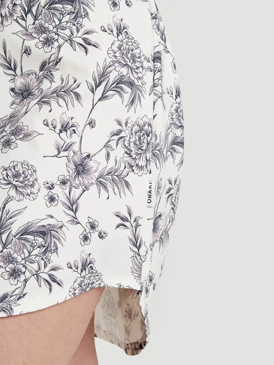 Robe Col en V ceinturée à Manches Chauve-Souris - Eden sold by Oraki product image thumbnail 4