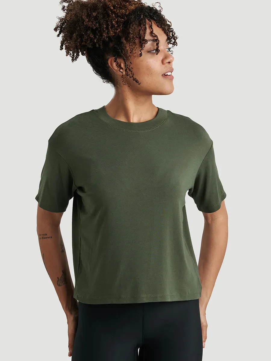 T-Shirt Tout-Aller - Vert Terre sold by Oraki product image thumbnail 2