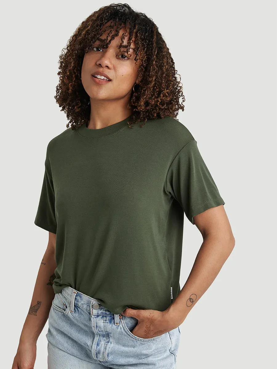 T-Shirt Tout-Aller - Vert Terre sold by Oraki product image thumbnail 3