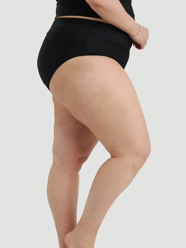 Bas de Bikini Taille Haute Palma - Noir sold by Oraki