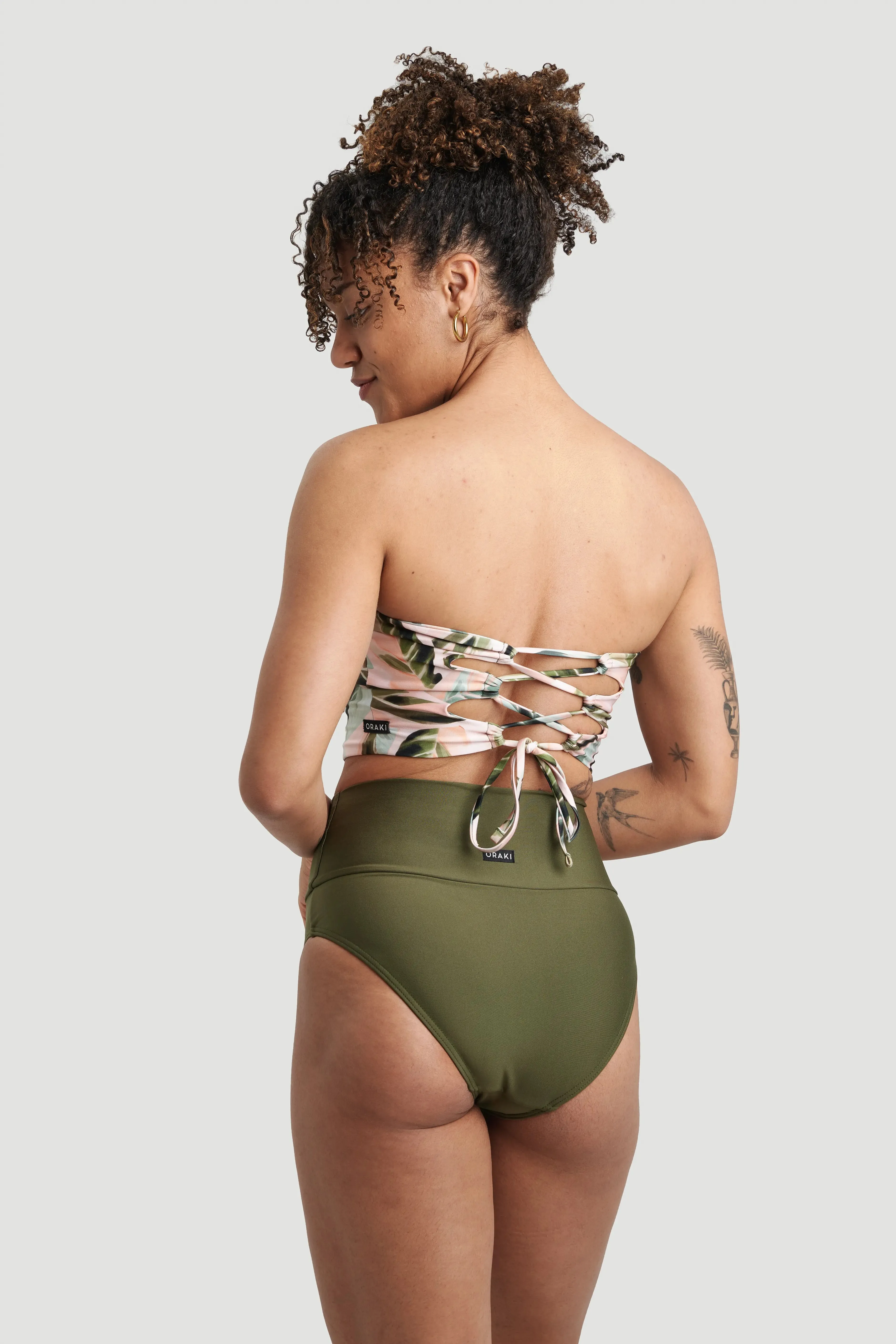 Bas de Bikini Taille Haute Monarque - Romarin sold by Oraki product image thumbnail 3