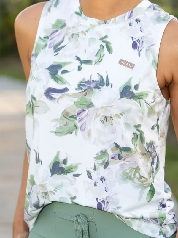 Camisole à Col Rond et Bretelles Larges SoftTouch - Éclosion sold by Oraki