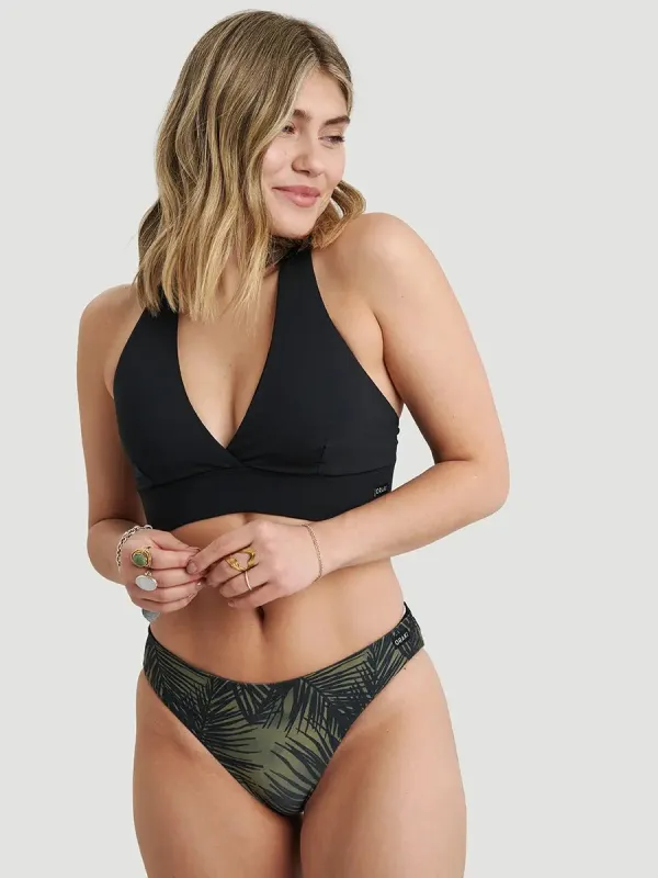 Haut de Bikini Triangle Large avec Bretelles Croisées Noblesse - Noir sold by Oraki