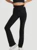 Legging évasé taille haute Ecocurve - Noir sold by Oraki