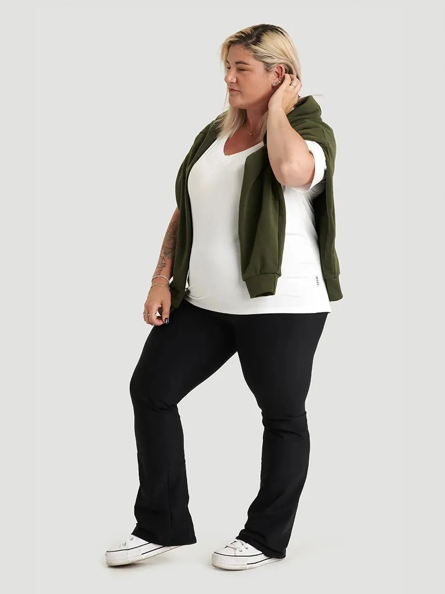 Legging évasé taille haute Ecocurve - Noir sold by Oraki product image thumbnail 4