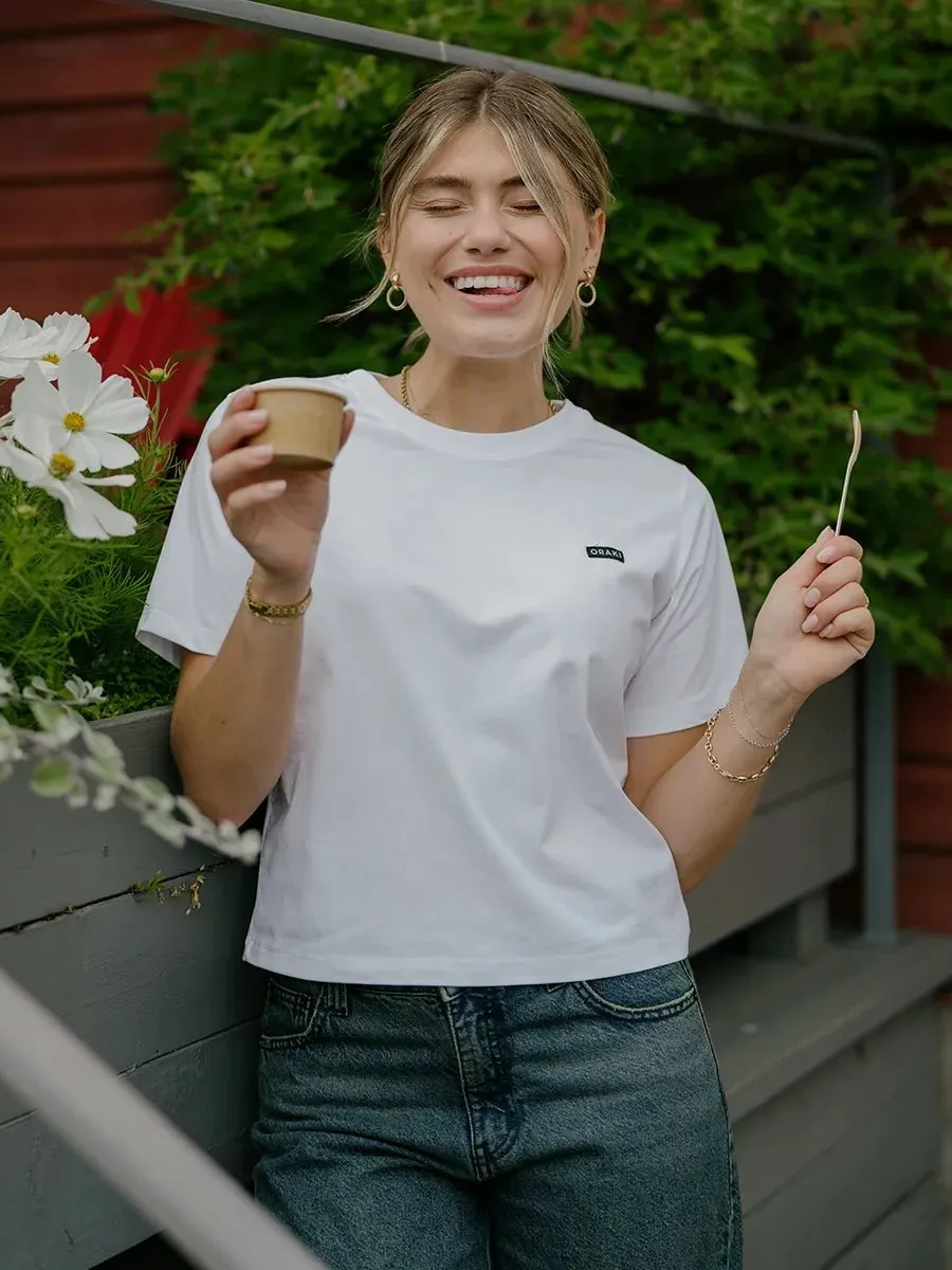 T-shirt everyday Jersey fluide - Blanc sold by Oraki product image thumbnail 2