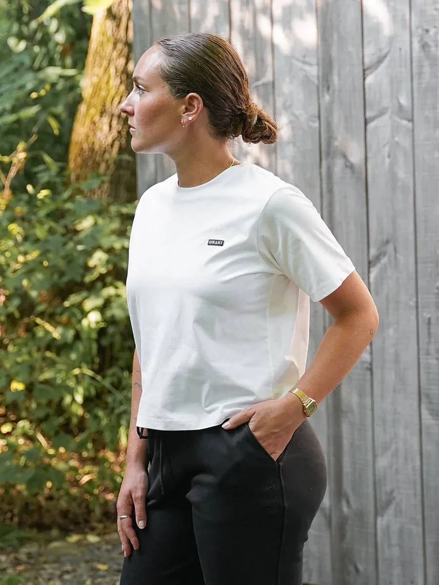 T-shirt everyday Jersey fluide - Blanc sold by Oraki product image thumbnail 4