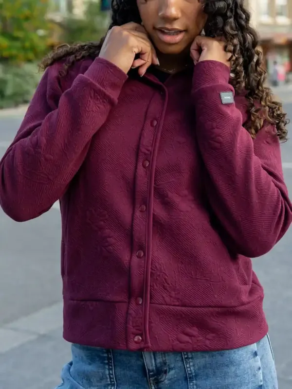 Veste bomber texturée - Dahlia sold by Oraki