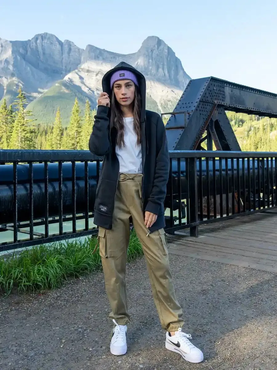 Veste zip-up cloud à capuchon - Noir sold by Oraki product image thumbnail 4