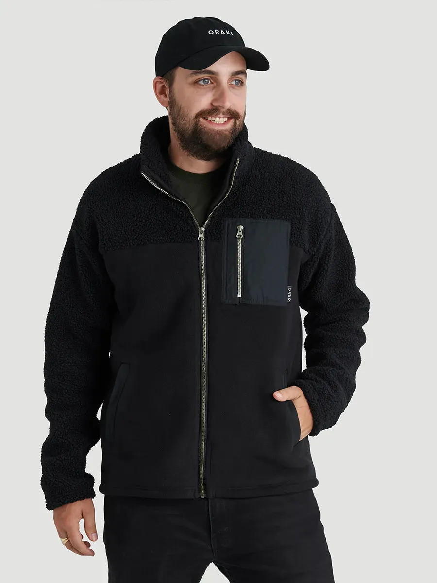 Veste polaire sherpa Homme - Noir sold by Oraki product image thumbnail 4