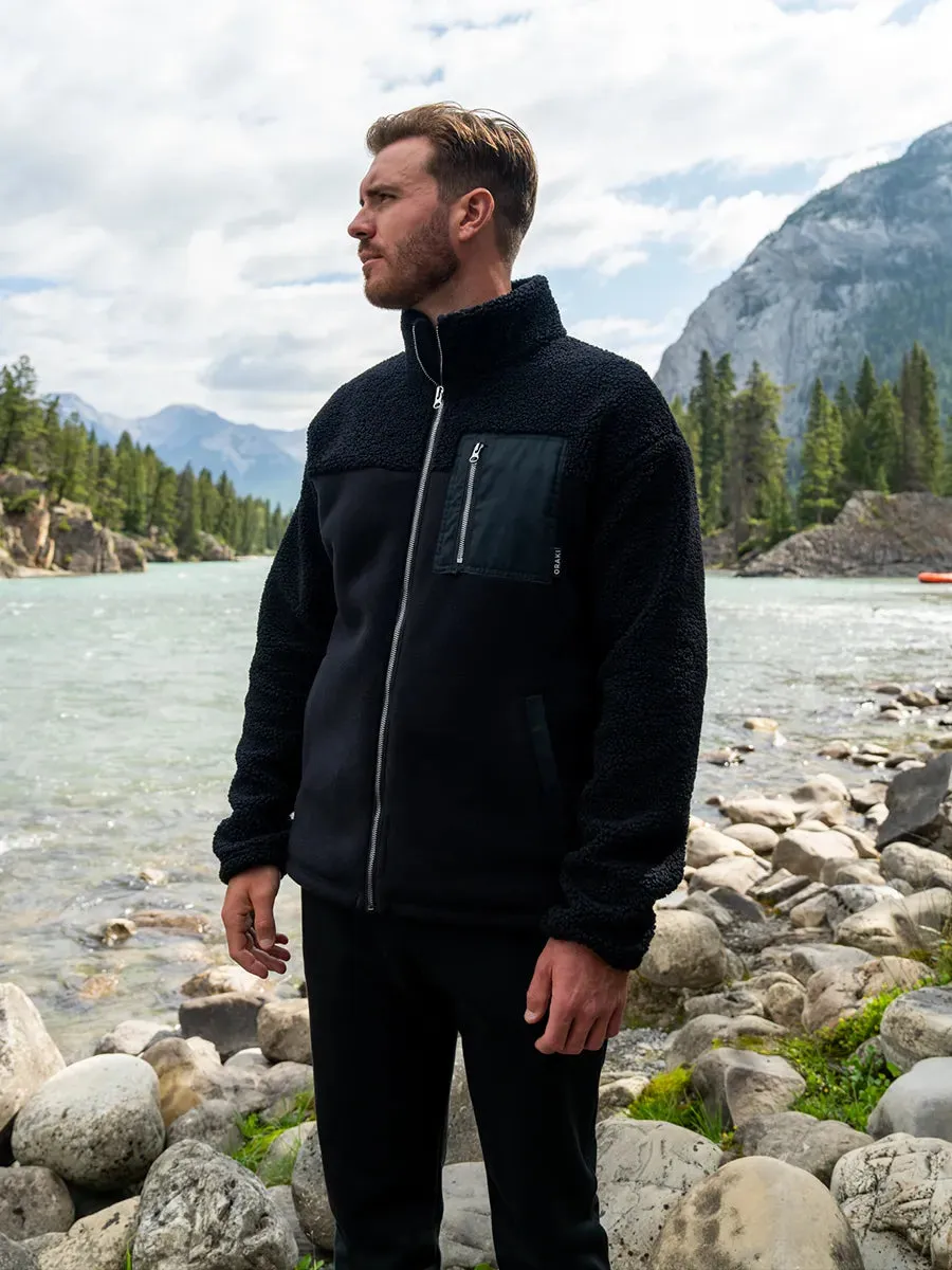 Veste polaire sherpa Homme - Noir sold by Oraki product image thumbnail 3