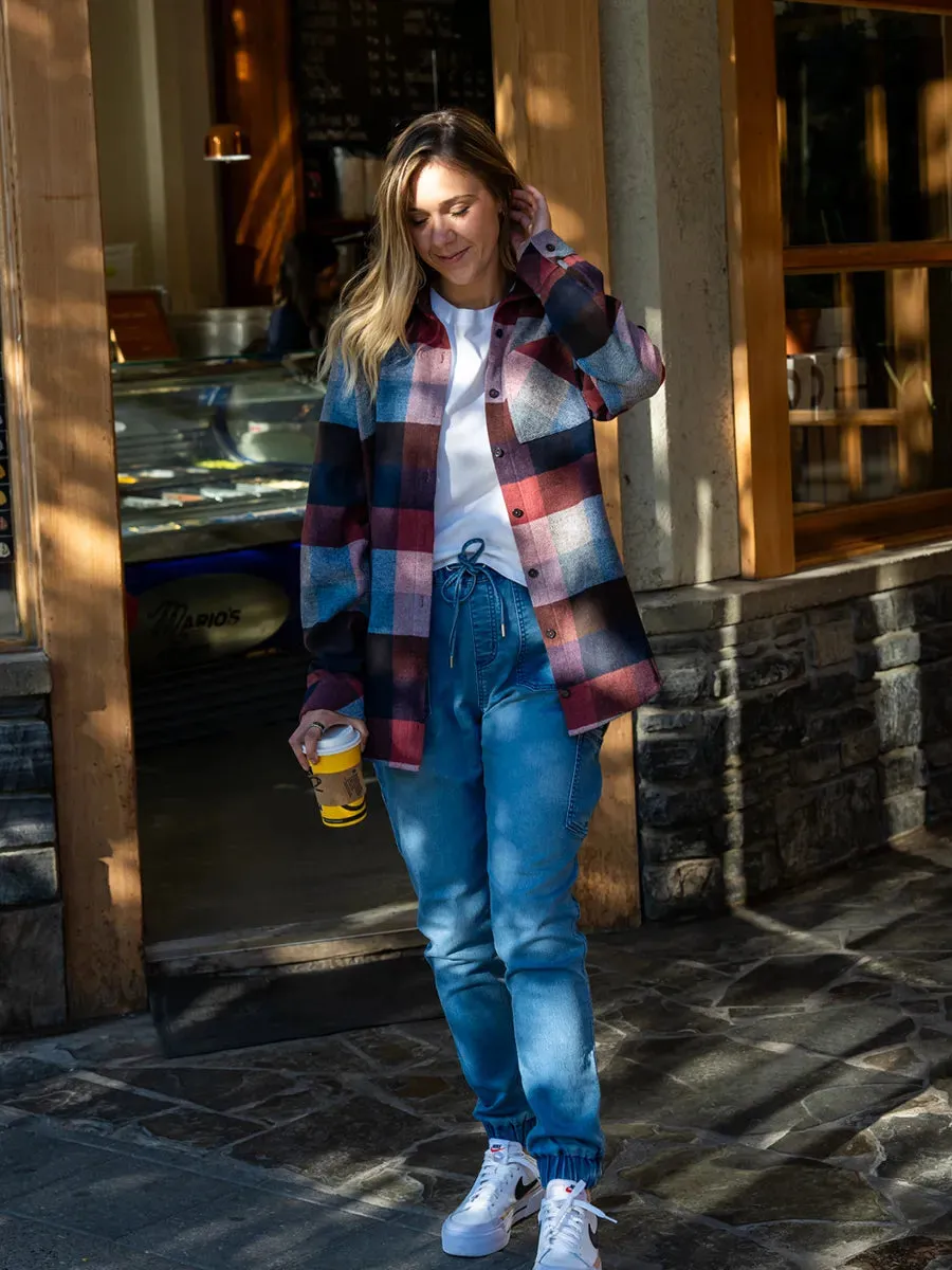 Surchemise en flanelle décontractée à boutons - Carreaux sauvage sold by Oraki product image thumbnail 3