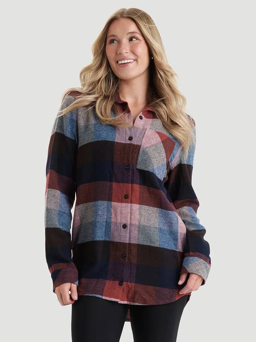 Surchemise en flanelle décontractée à boutons - Carreaux sauvage sold by Oraki