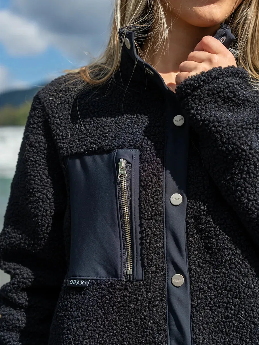 Veste en Sherpa Bouclé - Noir sold by Oraki product image thumbnail 3