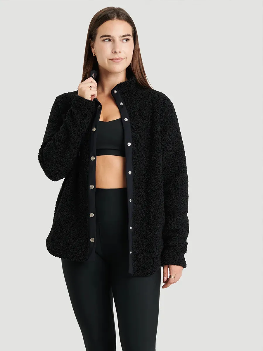 Veste en Sherpa Bouclé - Noir sold by Oraki product image thumbnail 4