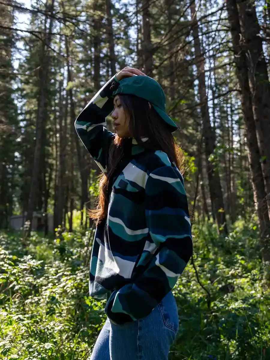 Chandail demi-boutons polaire Roadtrip - Chic-Choc sold by Oraki