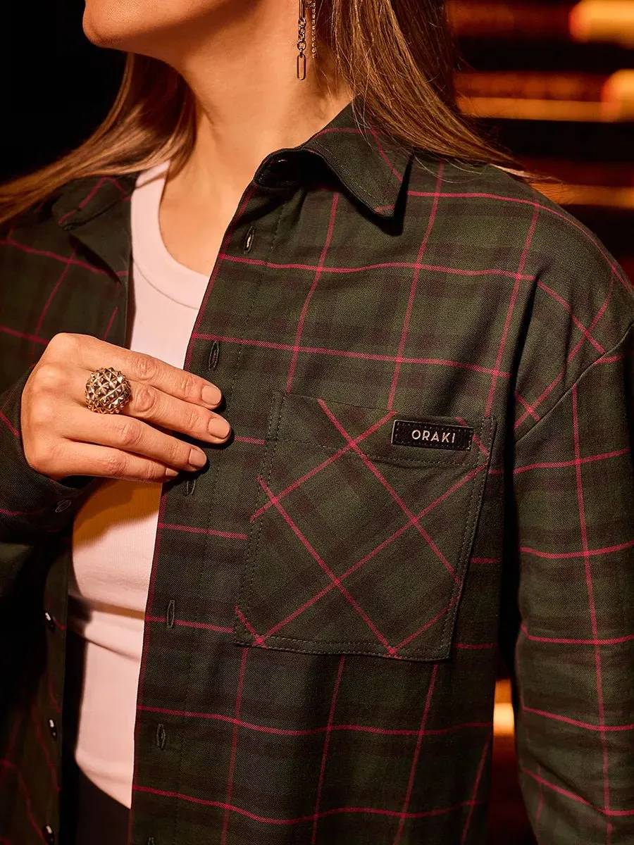 Chemise droite avec poche appliquée - Carreaux chic rustique sold by Oraki product image thumbnail 4