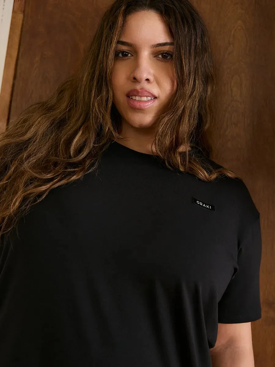 T-shirt extra ample - Noir sold by Oraki product image thumbnail 2