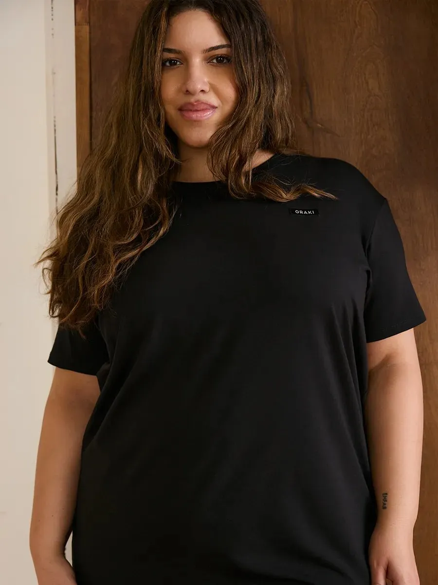 T-shirt extra ample - Noir sold by Oraki product image thumbnail 3