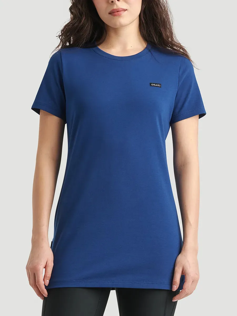 T-shirt tunique col rond Jersey Stretch - Nautique sold by Oraki product image thumbnail 4