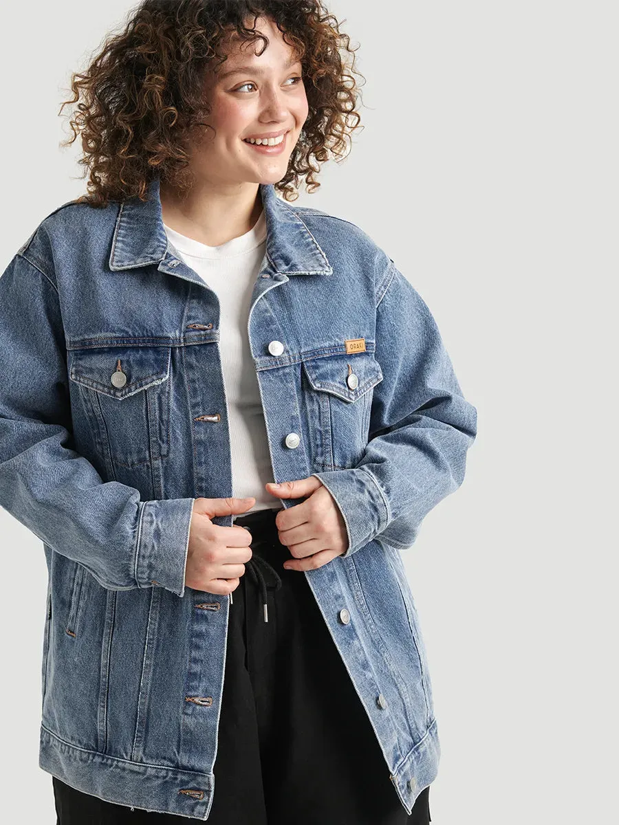 Veste ample en jean - Mineral Wash sold by Oraki product image thumbnail 4