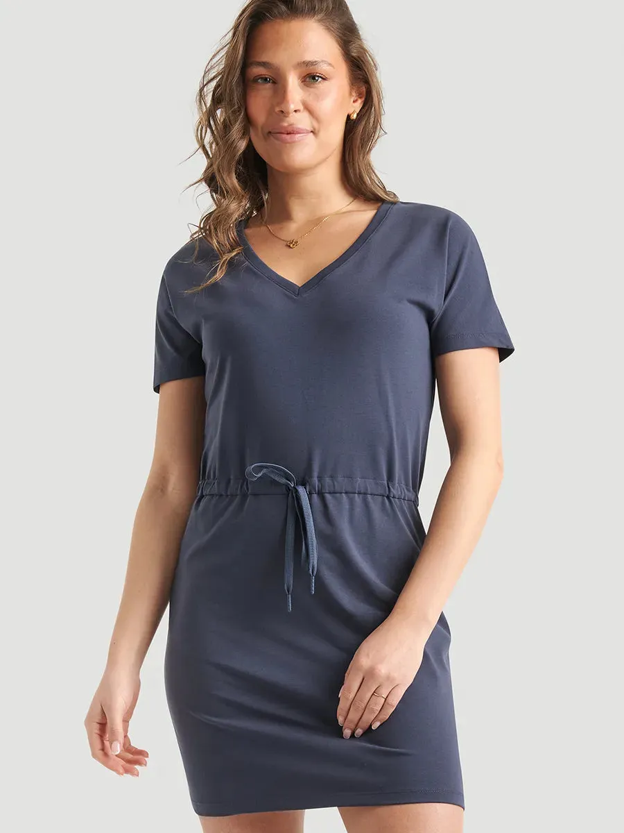 Robe été à manches courtes Jersey Stretch - Ocean sold by Oraki product image thumbnail 2