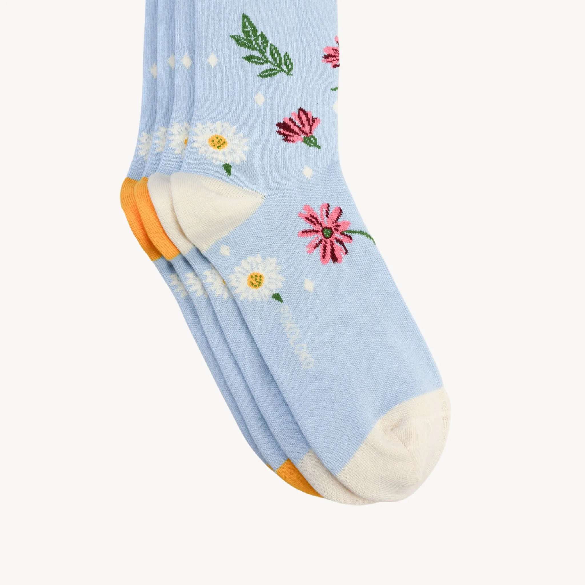 Daisy Days Pima Socks - Pack of 2 sold by POKOLOKO product image thumbnail 2