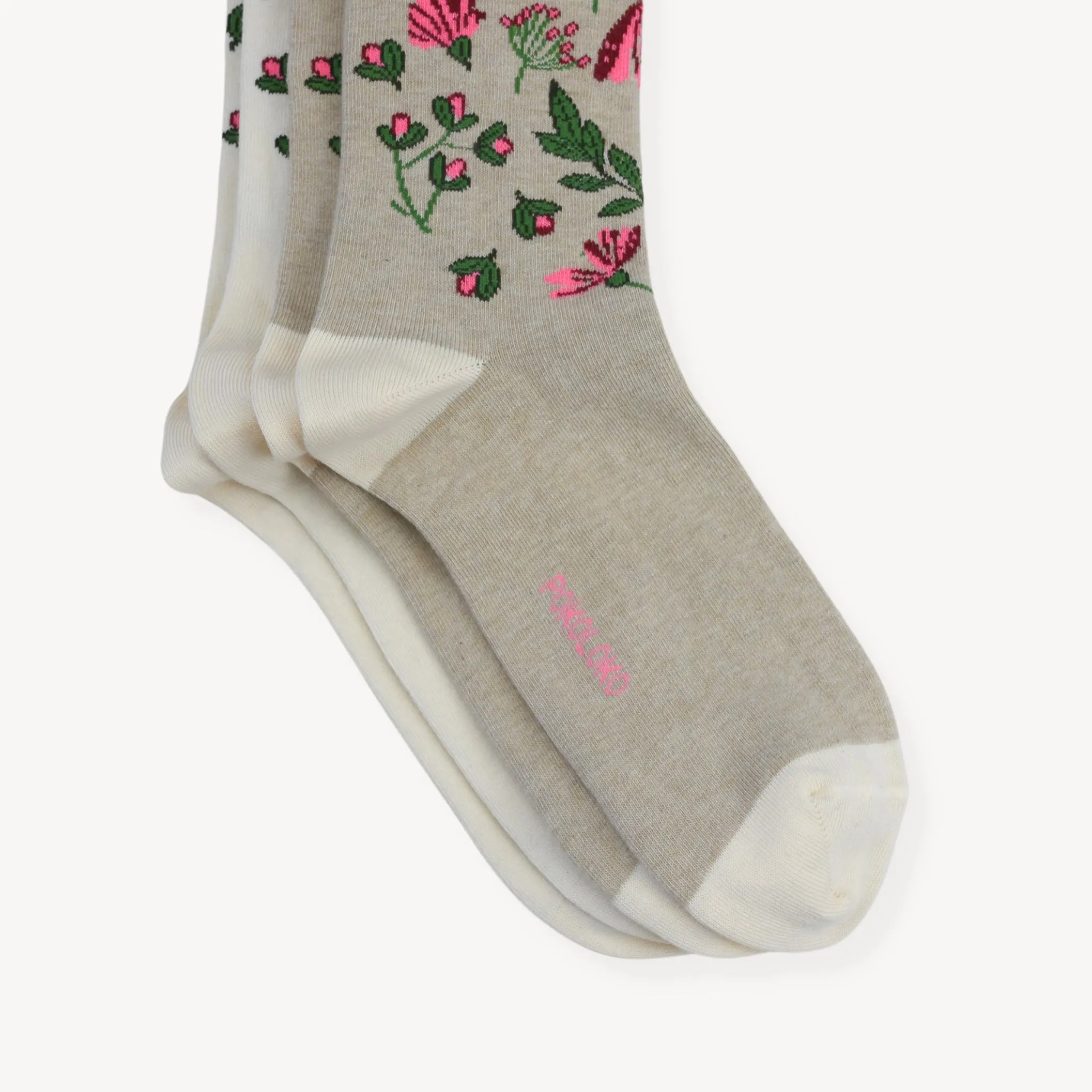Wildflower Pima Socks - Pack of 2 sold by POKOLOKO product image thumbnail 3