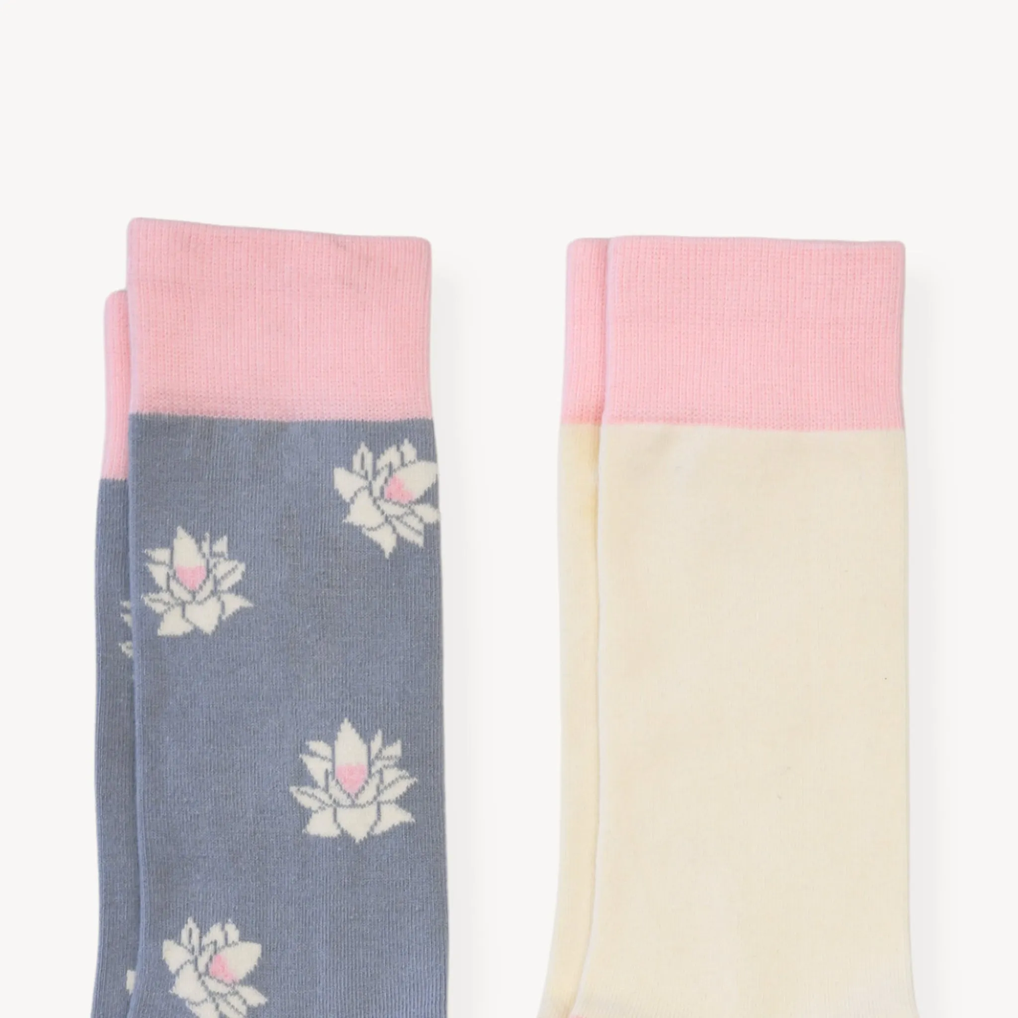 Lotus & Solid Pima Socks - Pack of 2 sold by POKOLOKO product image thumbnail 2
