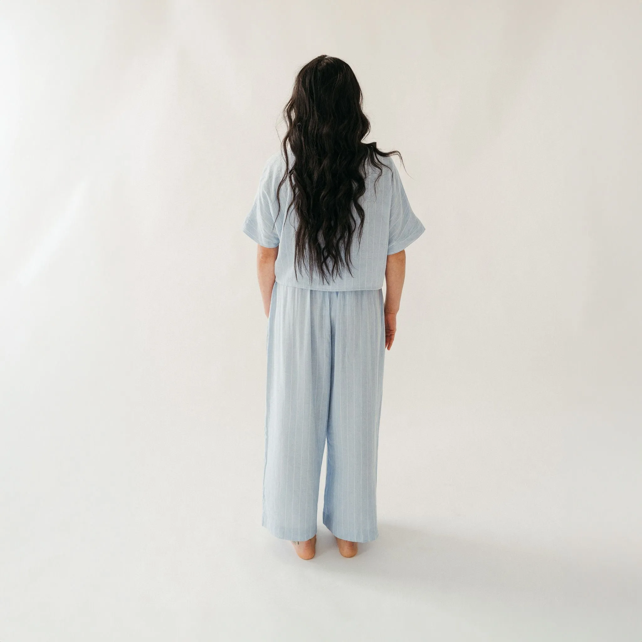 Blue Blend Crop Top sold by POKOLOKO product image thumbnail 5