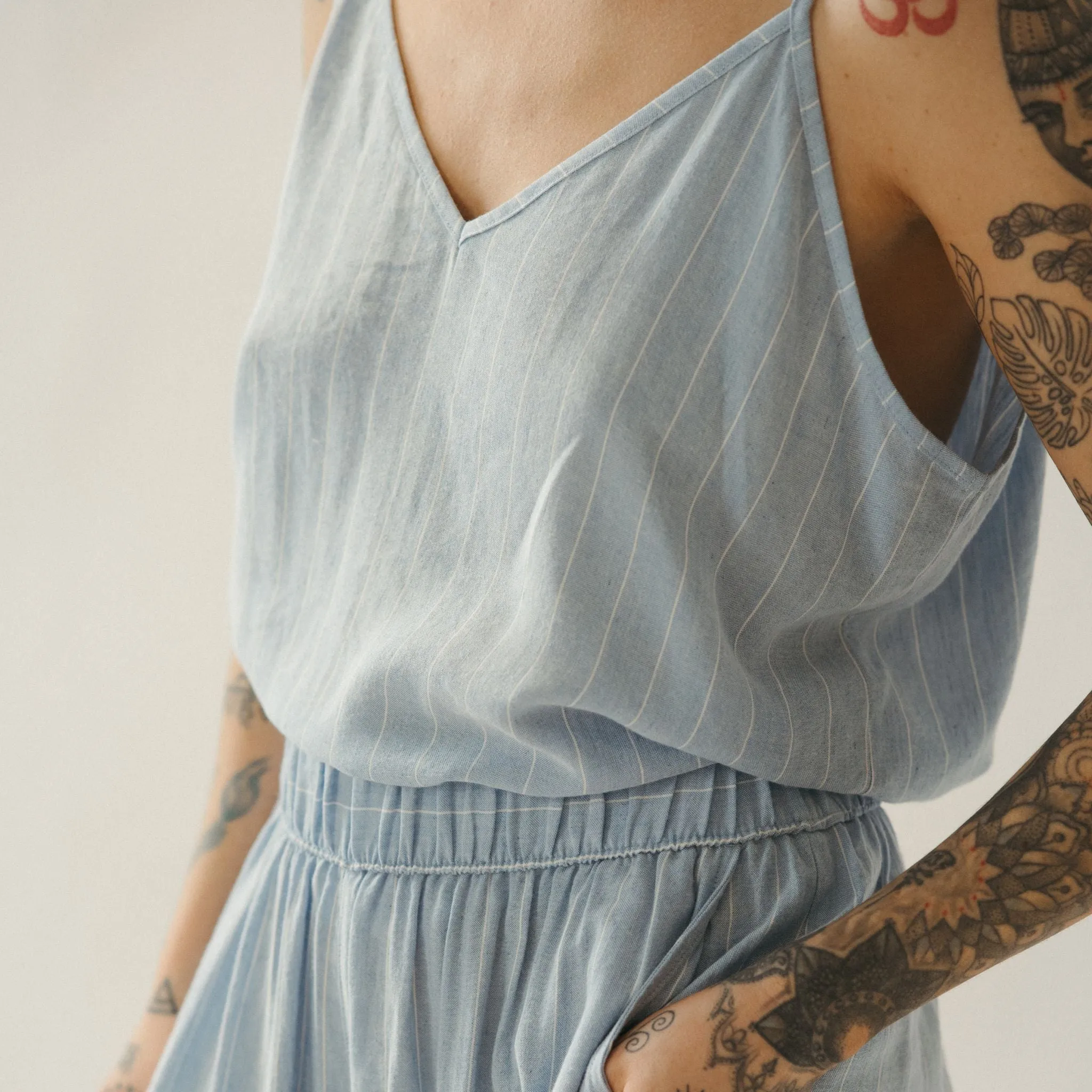 Blue Blend Strappy Top sold by POKOLOKO product image thumbnail 3