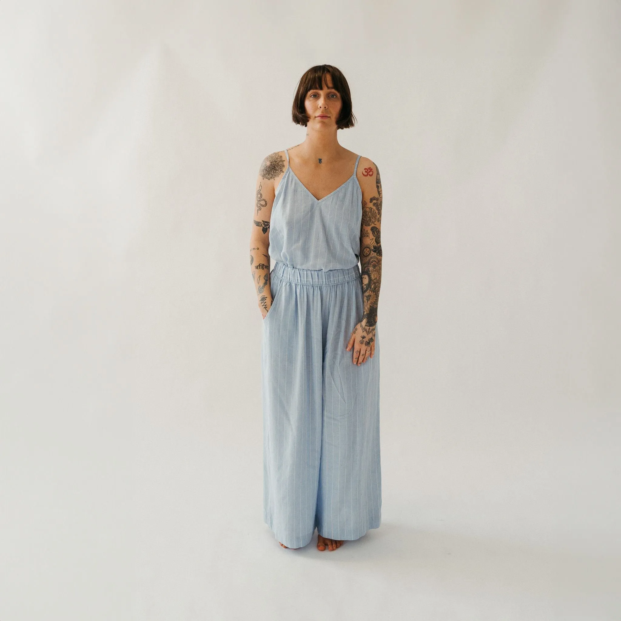 Blue Blend Strappy Top sold by POKOLOKO product image thumbnail 4