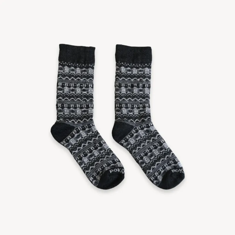 Thick Print Alpaca Socks sold by POKOLOKO