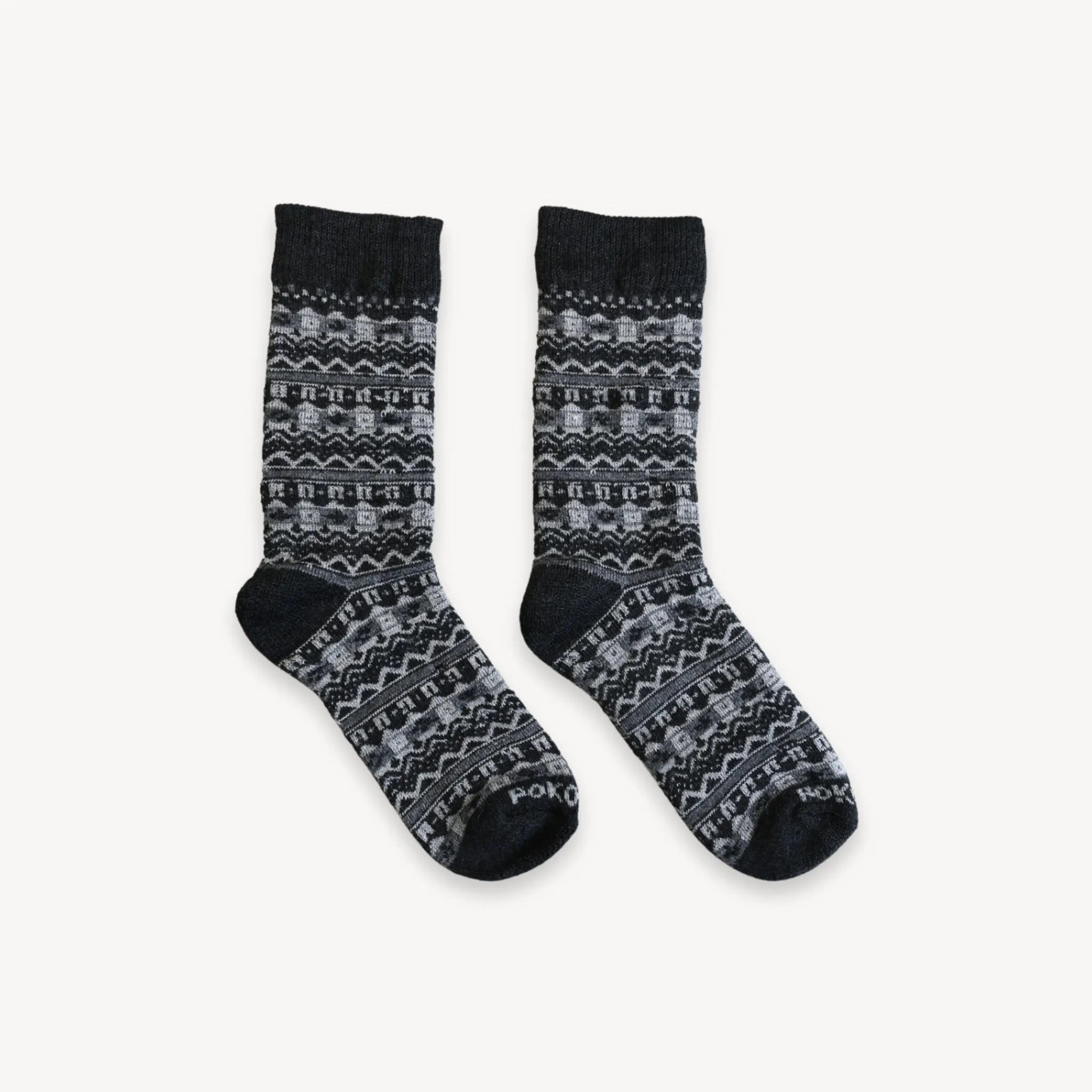 Thick Print Alpaca Socks sold by POKOLOKO