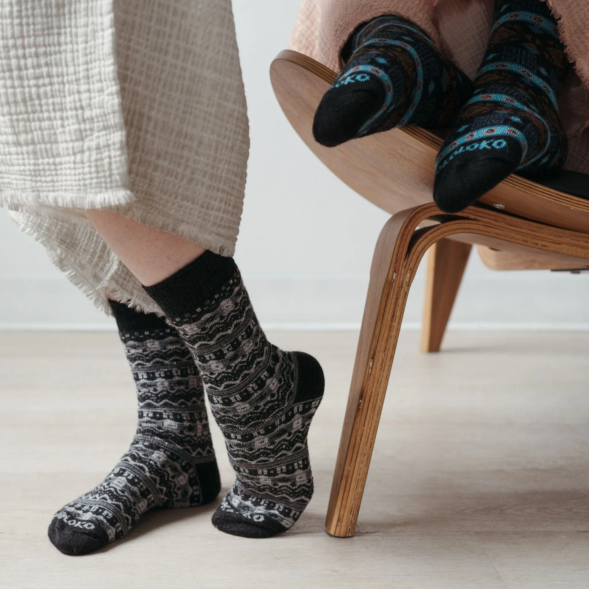 Thick Print Alpaca Socks sold by POKOLOKO product image thumbnail 4