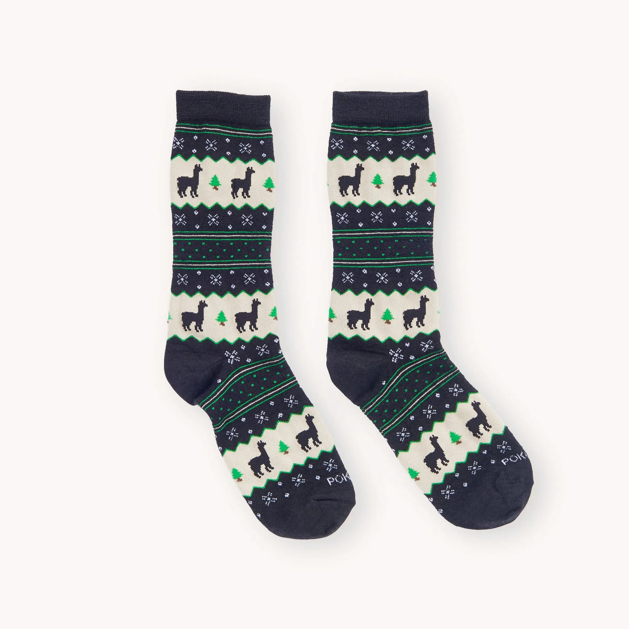 Holiday Stripe Alpaca Socks sold by POKOLOKO product image thumbnail 4