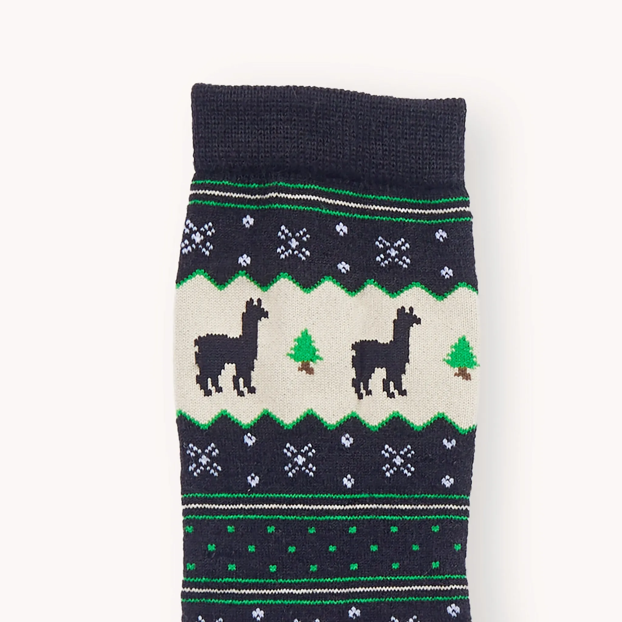 Holiday Stripe Alpaca Socks sold by POKOLOKO product image thumbnail 5