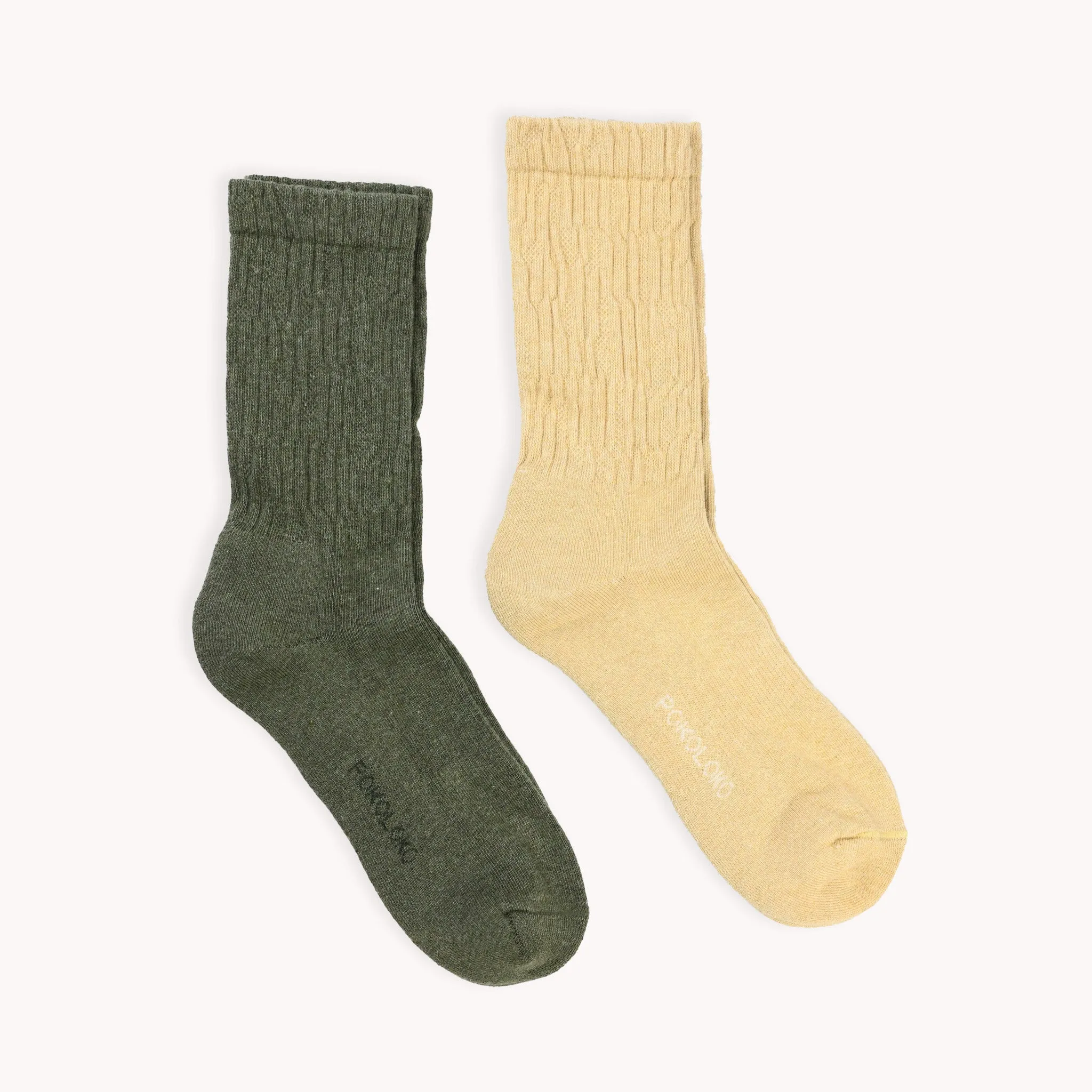 Scrunchie Pima Socks - Pack of 2 sold by POKOLOKO product image thumbnail 3