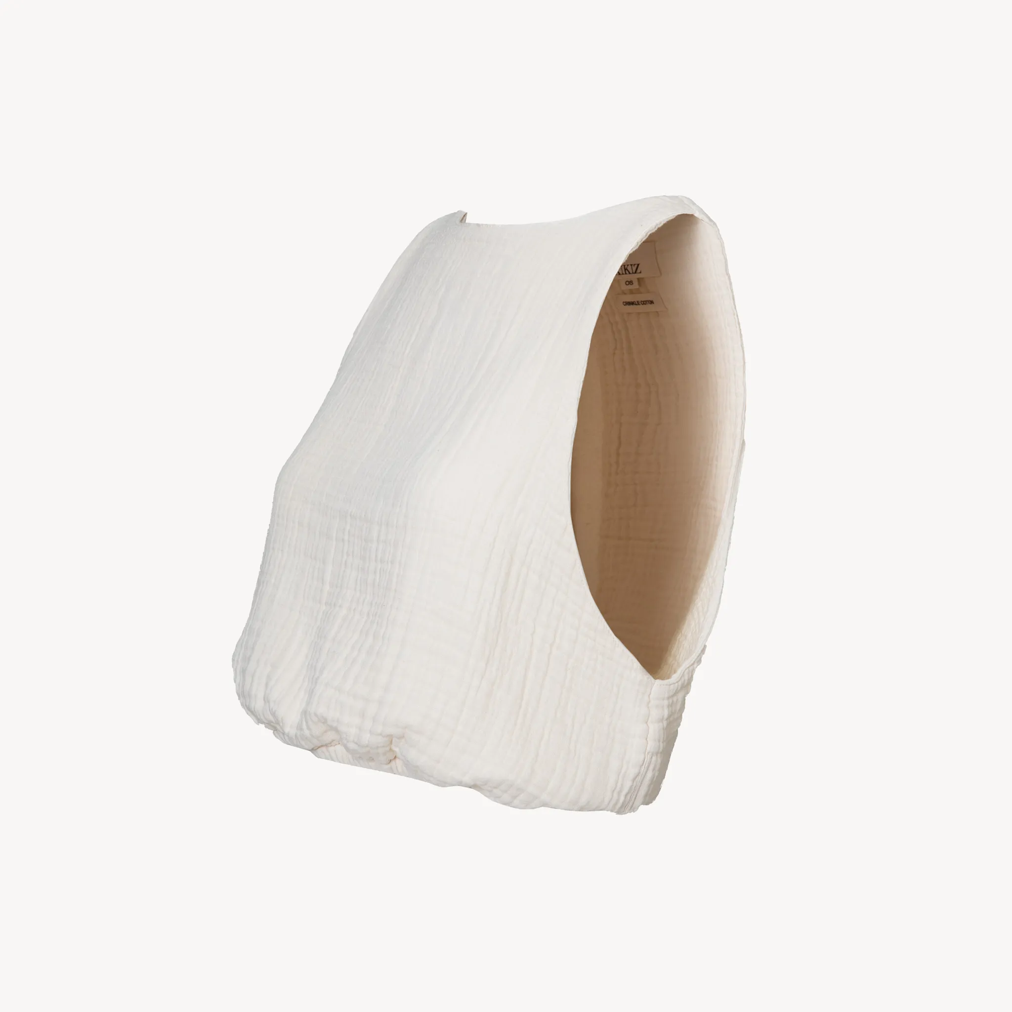 Crinkle Keyhole Tank Top sold by POKOLOKO product image thumbnail 4