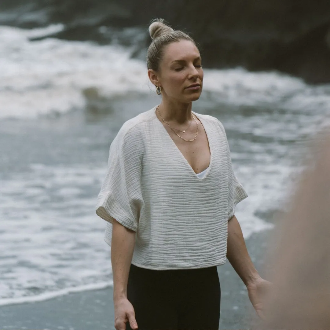 Crinkle Crop Top sold by POKOLOKO product image thumbnail 3