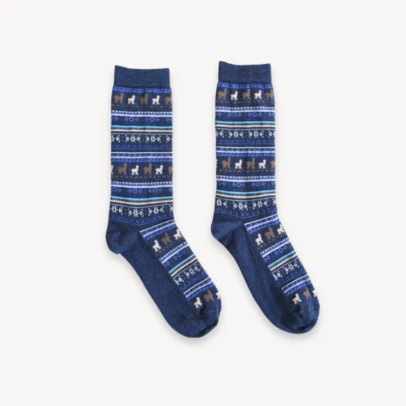 Print Alpaca Socks sold by POKOLOKO