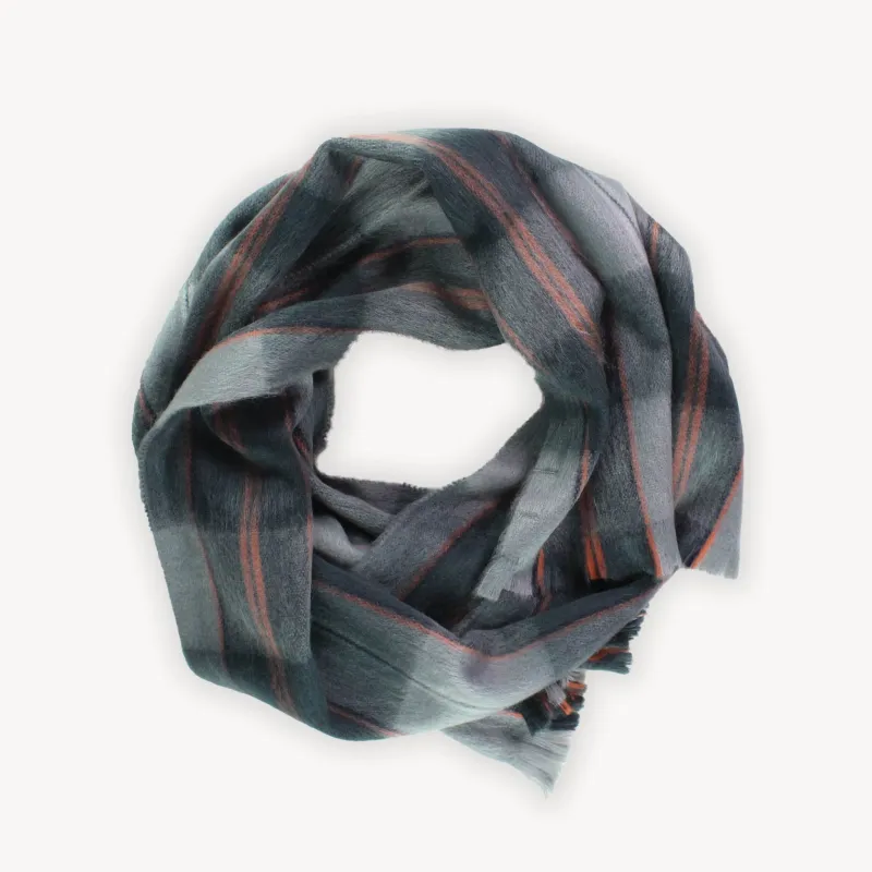Alpaca Seamless Plaid Scarf sold by POKOLOKO