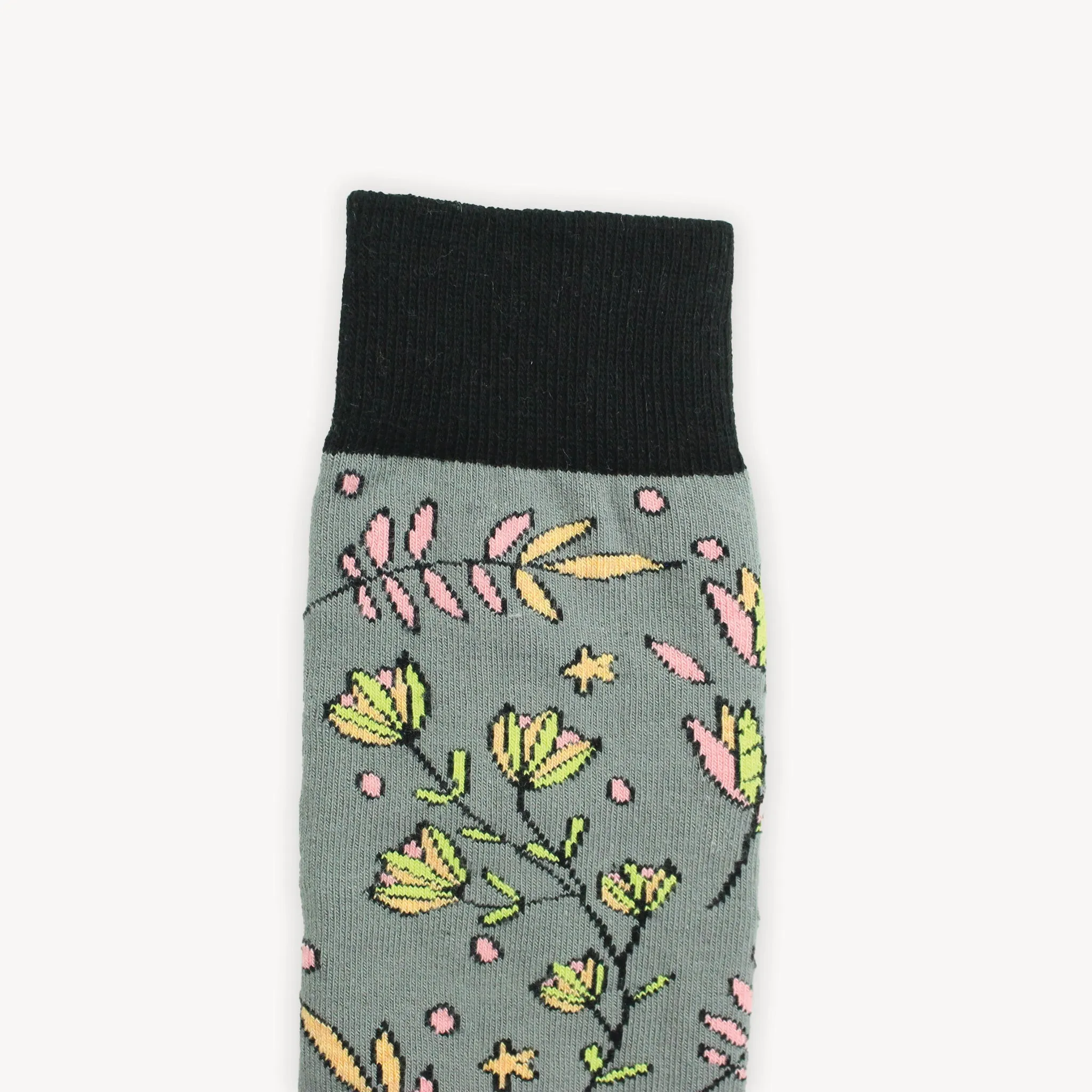 Night Floral Pima Socks sold by POKOLOKO product image thumbnail 2