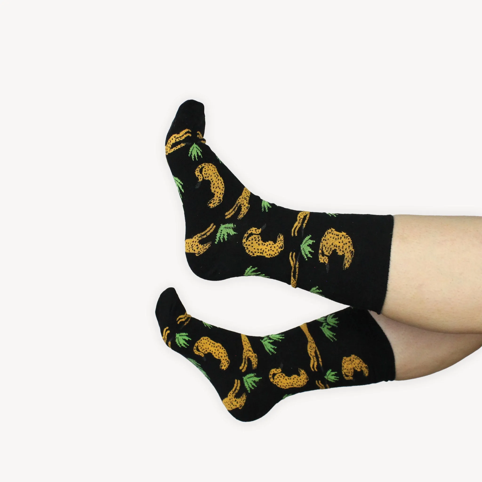 Cheetah Pima Socks sold by POKOLOKO product image thumbnail 4