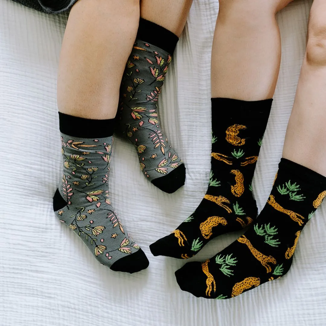 Cheetah Pima Socks sold by POKOLOKO product image thumbnail 3