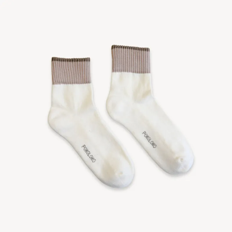 Block Pima Socks sold by POKOLOKO